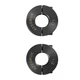 AZSSMUK Double Split Clamp-On Shaft Collars of Carbon Steel 1/2" 1/2", Black AZSSMUK Double Split Clamp-On Shaft Collars of Carbon Steel 1/2" 1/2", Black