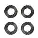 AZSSMUK 1" Bore Double Split Shaft Collar Black Oxide Set Screw 1",