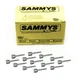 Sammys 3/8"in Vertical Anchor Super Screw Threaded Rod Fitting 1/4-20x1"in 25 Pk