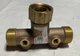 Simmons Brass Tank Cross With O-Ring Seal Lead Free 7251LF 4"L, 1" F x 1-3/4 M