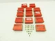 RivetKing 25C1IKFSY/P25 Steel Rivet Nut Insert Flush Grip Head 1/4-20 LOT OF 150