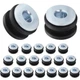 Amavoler Motorcycle M6 Rubber Grommets Bolt 20 pcs, +... 