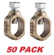NVENT CP58 Ground Rod Clamp BRZ For Rod 1/2"-5/8"dia #8 Sol 2-10 #2Strnd, 50PACK