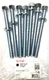 Hilti 5/8" x 8" Threaded Rod, Washer and Nut HAS-E-55 Pack (7pcs) 2197995 NOS