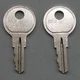 set of 2 keys cut to your Sentry Safe key code C001B - C175B All Models