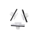 10x Door Garnish Moulding With Sealer Clip For Honda 75315TP6A01 Retainer Clamps