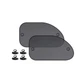 leechio 2 PCS Car Window Shade,Side Mesh Sunshade,Baby Black 