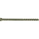 Camo 345144 Deck Screw, #7 Thread, 2-3/8 in L, Trim Head, Star Drive, Carbon Ste