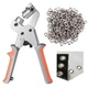KING PIECES LACUISINE Grommet Tool Kit Handheld 3/8inch(10mm), Multicolor