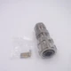 Aero Industrial Products Straight 4 Pin Cable Adapter Connector Panel Mount