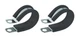 Ancor 403892 Marine Grade 304 Stainless Steel 1" SAE Size 16 Cushion Clamp (2)