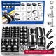 Taiss 222PCS Cable Clamps Assortment Kit 304 Stainless Steel Rubber Cushion Pipe