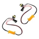 leechio 2 PCS H11 LED Light Resistor Kit, Anti Flicker 50W 6 Ohm Resistor Plug