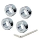 Zeberoxyz 4pcs 3/4" Bore Shaft Collars Sets-Screw Style Zinc Plated 