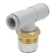 SMC KQ2T10-03AS Male Branch Tee,10mm,TubexMale BSPT 36W792