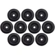 10 Cargo Trailer Ramp Door Replacement Black Rubber Bumper 2 1/2" Round New 10pc