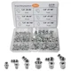 60PCS Grease Fittings Kit, 1/4" 1/8" Galvanized Grease Zerk Assortment with S...