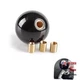 leechio Shift Knob Manual Gear, 8 Ball Billiard Round Smooth and Easy to Grip