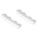 X AUTOHAUX 2pcs Front Row AC Air Conditioning 14 x 10 x 3 cm, Silver Tone 