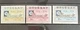 DP Stamps  Uruguay 1956 SC C 173-C175 MNH Set