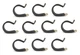Adel 754-24-2-8 Aircraft Wire Hose 1-1/2" SAE Size 24 Loop Clamp 7542428 10-Pack