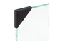 FHC CP3010 Glass/Mirror Corner Protectors For 3/8" Glass -- Black - pack of 100