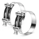 AKIHISA T-Bolt Hose Clamp,113-121mm OD Range 113-121mm 2pack, 2pack 