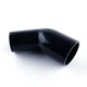 Black 2.25" to 2.5'' 45 Degree ID57/64mm Silicone Pipe Intercooler Coupler Hose