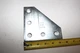 5 pcs Unistrut Flat Plate Cooper B-LINE B556ZN FIVE HOLE CORNER GUSSET strut