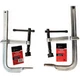 TCFF122400HD XTRweld 12 in Clamp, F, 2400 PSI, 3-P S-Pad, Steel Chrome XTRweld