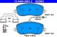 Brake pad set, disc brake ATE 13.0460-2863.2 (1set-1piece) Brake pad set, disc brake ATE 13.0460-2863.2 (1set-1piece)