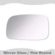 Mirror Glass For 2004-2008 Toyota Solara Driver Left Side Flat 4365
