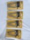 Everbilt 13/16 in. x 3-3/4 in. Solid Brass Swivel Spring Snap Hook Lot Of 4 NEW!