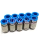 Qty:10 NEW FOR FESTO QS-G1/8-8-I 186109 Quick plug connector replacement Qty:10 NEW FOR FESTO QS-G1/8-8-I 186109 Quick plug connector replacement