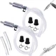 4 PCS Universal Brake Fluid Deflerator, Brake Bleed Hose, Brake System Bleedi...