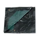 GRAINGER APPROVED 2ZJ56 Tarp, Black/Green, 7.5 ft L, 5.5 ft W 2ZJ56