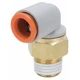 Smc Kq2l13-37As Push-Fit Elbow Fitting, Push-To-Connect X Mnpt, 1/2 In Tube Od,