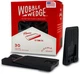 Wobble Wedges Flexible Plastic Shims, 30 Pack - Made in USA - 30, Black 