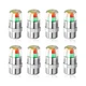 NYTKL 8PCS Tire Pressure Monitor Valve Stem Caps, 2.4 Bar 36PSI 8PCS, Silver 