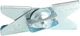 Minerallac SCX1W 1/2" T-Bar Clip Steel Replacement MPN 100 lb Capacity