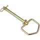 DOUBLE HH 25613 Zinc Plated Hitch Pin, 1/2 x 4-1/4"