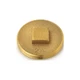 OATEY 42371 Cleanout Plug,2 1/2",Brass,10 psi 3NWC6