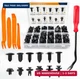 GOOACC 240PCS Bumper Retainer Clips Car Plastic Rivets Fasteners Push Retainer K