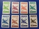 Lebanon Liban 1953 Scott# C175-C182 DC Douglas Lockheed Complete Set - MH (R34)