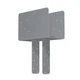 Simpson CCQ46SDS2.5 Column Cap 4x Beam w/SDS Screws Gray Paint New Open Box