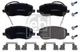 Febi 16827 Front Brake Pad Set Disc Fits Citroën Fiat Lancia Peugeot 807 C8 Febi 16827 Front Brake Pad Set Disc Fits Citroën Fiat Lancia Peugeot 807 C8