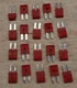 Lot of 20 Phoenix Contact FBS 2-6 Plug In Bridge Red 3030336   - B6