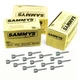 Sammys DST 10 3/8"in Vertical Thread Rod 1/4-14x1"in Screw Steel Lot of 75 Piece