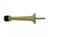 Door Stop Brass Wall Mount Black Spire Bumper | Renovator's Supply