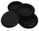 4 NEW Genuine CAPLUGS Brand Flexible 33-34mm Black Plastic Hole Plugs BPFE-33MM 4 NEW Genuine CAPLUGS Brand Flexible 33-34mm Black Plastic Hole Plugs BPFE-33MM
